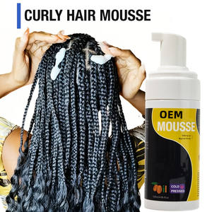 Vente chaude nouveautés hydrater <span class=keywords><strong>cheveux</strong></span> bouclés <span class=keywords><strong>Mousse</strong></span> professionnelle Anti frisottis coiffure <span class=keywords><strong>mousse</strong></span> riche réparation boucles définissant moussant - Product Image 4