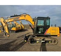 Excavatrice sur chenilles hydraulique EPA CE 9 tonnes SY95C avec godet de 9500 kg et 0,35 m³ pour les projets d'exploitation minière, de construction de ports et de routes en Afrique