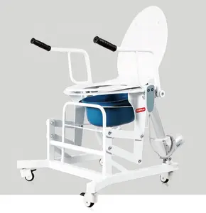 노인과 임신을 위한 전기 자동적인 상승 commode 의자 움직일 수 있는 드는 변기