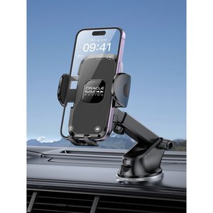 Supporto per telefono da auto Red Bull Racing nero/rosso, universale e antiscivolo - Product Image 4