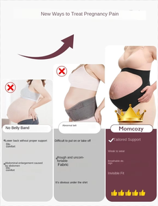妊娠中の女性の腹筋バンド調節可能な背中のサポート - Product Image 5