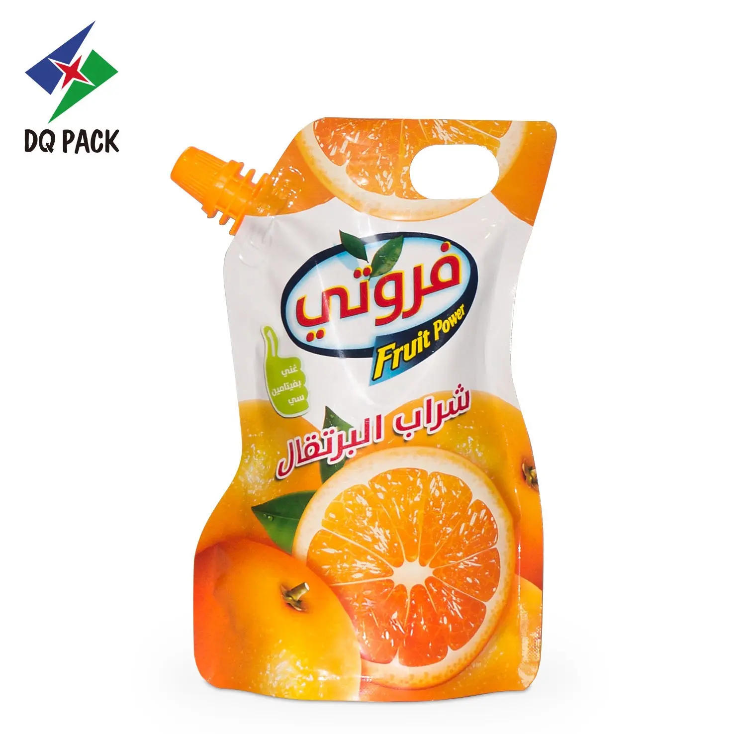 DQ PACK campione gratuito 150ml 200ml succo bevanda liquido imballaggio sacchetto Stand up Pouch con beccuccio