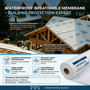 Sous-couche de toiture imperméable <span class=keywords><strong>et</strong></span> respirante approuvée ISO pour les maisons en bois en Europe <span class=keywords><strong>et</strong></span> aux États-Unis - Product Image 1
