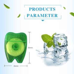 Promosyon hediye diş ipi diş ipi anahtarlık mumlu nane şekilli ipi - Product Image 3