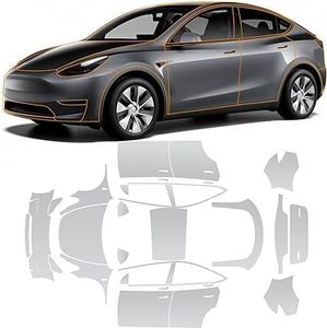 Película Protectora de Pintura para Automóvil de TPU Precortada de 8.5 Mil para Tesla Model Y 2017-2024, Película Transparente Mate Protectora Contra Rayones - Product Image 1