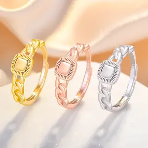 Vintage Bun Sugar Earring Rings Set for Women's Fashion and Economical Design Chain Rings