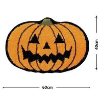Halloween-Kürbis Kunstkaschmir Moderne Neuartige Maschinell Gefertigte Fußmatte Teppiche und Läufer Dekorative Bodenmatten