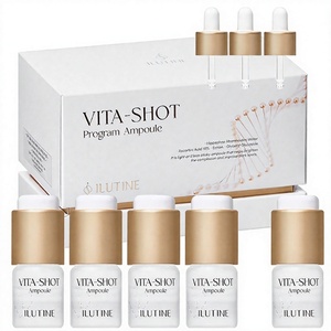 Ampolla Líquida Iluminadora y Blanqueadora con Vitamina C Estabilizada y Ácido Hialurónico para Piel Opaca, Recuperación de Luminosidad, Antienvejecimiento, No Grasosa - Product Image 1