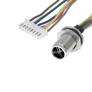 M12 x Mã 8 pin để JST 1.25mm 8 10 pin kết nối cáp dây - Product Image 2