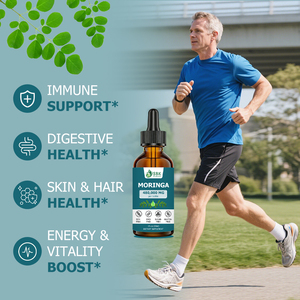 Gotas Líquidas de Moringa Más Vendidas, Promueven una Piel y Cabello Saludables, Mantienen el Equilibrio del Azúcar en la Sangre, Fitonutrientes, Minerales, Apoyo Energético - Product Image 5