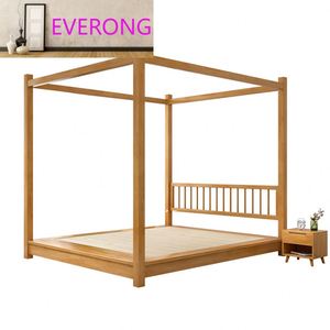 <span class=keywords><strong>Lit</strong></span> double à quatre poteaux moderne, style japonais, tatami, <span class=keywords><strong>lit</strong></span> d'hôtel <span class=keywords><strong>pour</strong></span> influenceurs, <span class=keywords><strong>lit</strong></span> à quatre colonnes, style d'hébergement d'inspiration asiatique du Sud-Est - Product Image 5