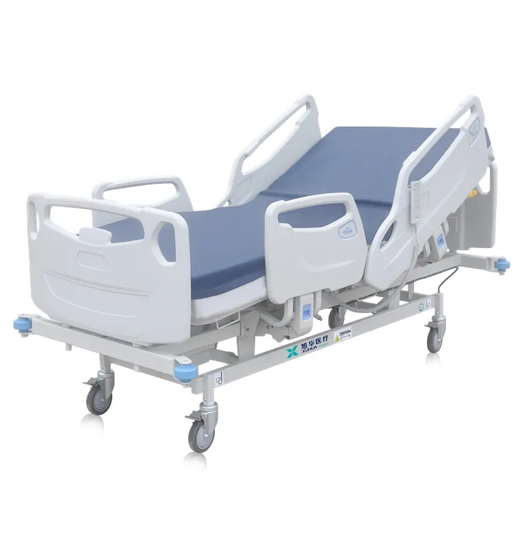 Vier Abschnitt Hill Rom LINAK Motor Fünf-Funktions-ICU Electric Automatic Hospital Bed zu verkaufen