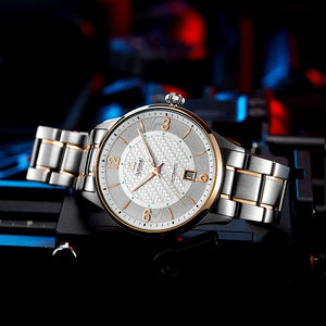 Nouveautés UTIME 2021 Montres mécaniques pour hommes en acier inoxydable, étanches, logo personnalisé, <span class=keywords><strong>prix</strong></span> de gros, automatiques - Product Image 1