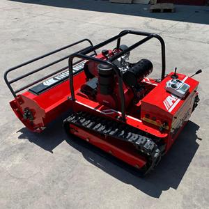 Tondeuse autoportée télécommandée 80cm 1m 1.2m de largeur de coupe, à moteur essence, lame rotative, pour jardin professionnel - Product Image 1