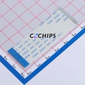 JS05B-40P-060-3-4 FFC Cable (Flexible Flat Cable) P=0.5mm Connector 40P 0.5mm 0.3mm Reverse - Product Image 1