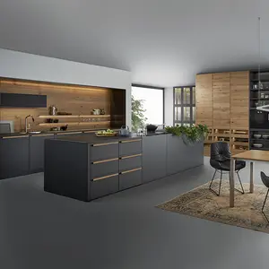 2021 high end design europeu conjunto completo moderno inteligente armário de cozinha