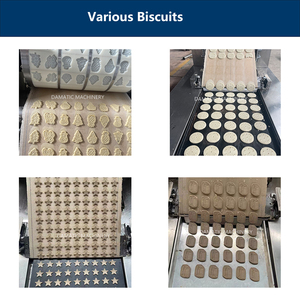 Machine automatique de fabrication de craquelins durs, de gaufrettes, de shortbread et d'aliments pour animaux de compagnie, en acier inoxydable 304, haute capacité, pour usage commercial et industriel - Product Image 5