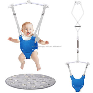 Portable Baby Jumper Indoor Outdoor <b>Exercise</b> Saddle Seat Doorway Baby Jumper Bouncer and <b>Walker</b> Adjustable for Infant Toddler - Product Image 2