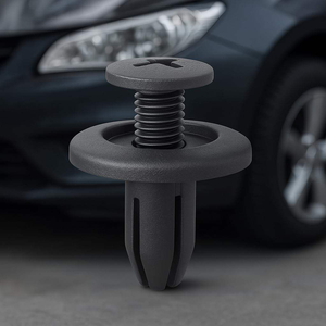 Remache de sujeción personalizable de 15 mm x 12 mm x 6 mm, tipo push, de plástico de nailon con rosca fina, clip de fijación para faldón del guardabarros delantero de coche, métrico/pulgada - Product Image 3