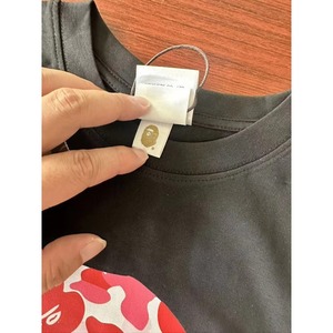 สินค้าพร้อมส่งข้ามพรมแดน สำหรับการจัดหาที่มั่นคงในระยะยาว เสื้อยืดแขนสั้นลำลองสำหรับผู้ชายและผู้หญิง ผ้าฝ้ายแท้ ใส่สบาย ลายการ์ตูน - Product Image 5