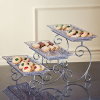 Présentoir à Gâteaux Créatif 3 Étages, Style Moderne, Assiette à Fruits et Desserts pour Maison, Salon, Traiteur et Buffet