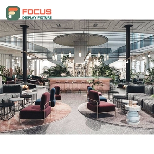 High Capacity Cafe Service Counter Tempered Glass Panel Customer Pickup Zone Commercial Cafe Counter - Product Image 4