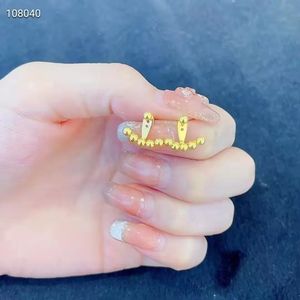 Xinfly Solid 18k Gold Ball <b>Earrings</b> for Women Real Gold Cute Push <b>Back</b> Italian Beaded Stud <b>Earrings</b> Fine Bride Jewelry - Product Image 4