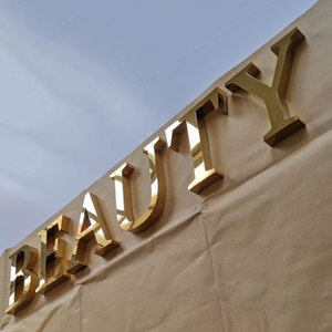 Décoration murale personnalisée pour salon de coiffure avec logo de boutique de beauté d'intérieur Panneaux de signalisation pour salon de coiffure - Product Image 3