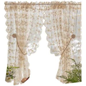 Dentelle française élégante 140/200/290cm <span class=keywords><strong>largeur</strong></span> <span class=keywords><strong>grande</strong></span> <span class=keywords><strong>grande</strong></span> fenêtre maison <span class=keywords><strong>rideau</strong></span> léger salon fenêtre <span class=keywords><strong>rideau</strong></span> - Product Image 4