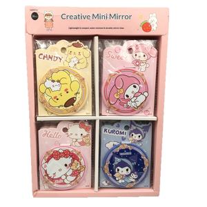 Espejo de Anime, Lindo Espejo Portátil de Una Sola Cara, Mini, de Alta Calidad, <span class=keywords><strong>con</strong></span> Diseño de Kuromi, My Melody y Pompompurin, <span class=keywords><strong>Estilo</strong></span> Japonés, de Aluminio y ABS - Product Image 5