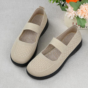 New Women's Flying Knitting Flat <b>Shoes</b> Casual <b>Court</b> Sneakers with Oxford Outsole Breathable for Spring Autumn Leisure Walks - Product Image 2