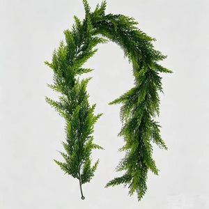 Jiayu Artificial Pine And Cypress Garland 72 <b>Mesh</b> Christmas Decor For Home <b>Window</b> Display - Product Image 2