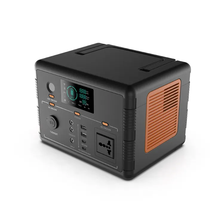 500W Off Grid Nood Back-Up Solar Generator Lifepo4 Batterij Draagbare Power Station Systeem Met Zonnepaneel