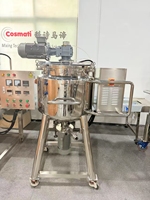 Agitateur chimique liquide pour réservoir de mélange de shampoing de 100 L, mélangeur à faible vitesse à raclage, réacteur à double enveloppe, équipement de mélange de pâte visqueuse