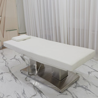 Table de soin électrique à 4 moteurs, large, pour salon de beauté, spa médical, massage, podologie, esthétique et tatouage
