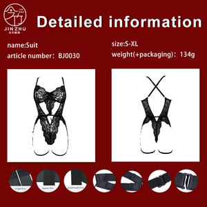 <span class=keywords><strong>Ensemble</strong></span> de <span class=keywords><strong>lingerie</strong></span> érotique pour femmes JINZHU Club Queen Sexy Lace Mesh Temptation - Product Image 4