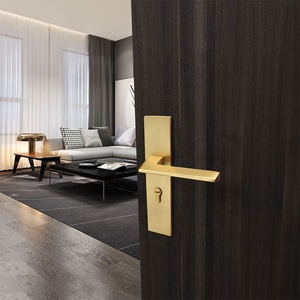 Yizyonrapia — poignée de porte intérieure <span class=keywords><strong>en</strong></span> laiton, barre droite, poignée de porte <span class=keywords><strong>en</strong></span> aluminium, plaque, A088P11 - Product Image 2