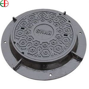 EN124 D400 장식적인 맨홀 덮개, 잔디 맨홀 덮개, 손잡이 EB16003 를 가진 Lockable 맨홀 덮개 - Product Image 4