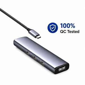 <span class=keywords><strong>Adaptateur</strong></span> multiport USB C universel, transfert de données 5 Gbps, <span class=keywords><strong>HDMI</strong></span> 4K, VGA, Gigabit Ethernet, PD 100W pour MacBook Pro Air - Product Image 4