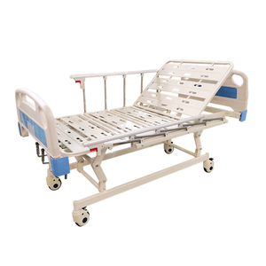 <span class=keywords><strong>Lit</strong></span> médical manuel à 3 manivelles à faible coût pour soins à domicile et hôpital, réglable en hauteur, 3 fonctions, capacité de 150 kg, certifié CE, garantie 3 ans - Product Image 4