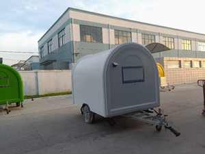 รถขายอาหารเคลื่อนที่คุณภาพสูง ทำจากไฟเบอร์กลาส สำหรับขายอาหารว่างและอาหารจานด่วน รถเข็นปรับแต่งได้ พร้อมรับประกัน 1 ปี - Product Image 4