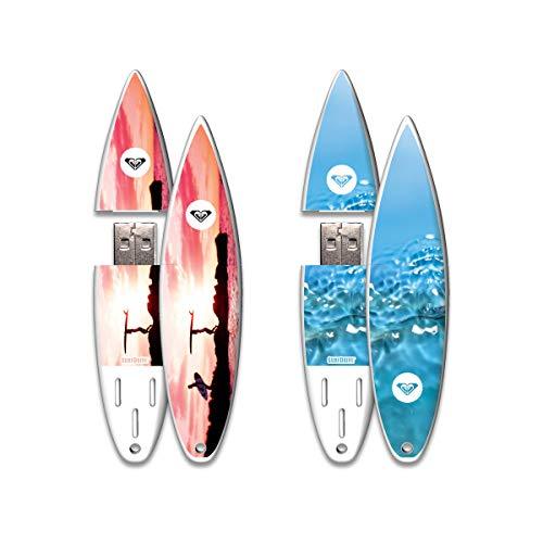 Personalized New Metal USB 2.0 Surfboard Shape Flash Drive with 5-Year Warranty