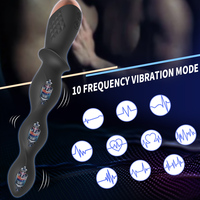 Plug anal gonflable rose à 10 fréquences, stimulation anale pour couple, masturbateur étanche, produit pour adultes, jouets sexuels pour femmes