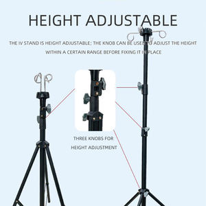 Rak Infus Lipat untuk Perawatan di Rumah dan Klinik - Product Image 2