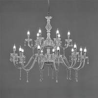 Lustre moderne en acrylique pour mariage, éclairage décoratif pour salle de mariage et hôtel, lustre à étages LED