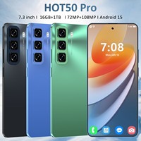 Smartphones HOT 50 PRO originaux pour HOT50 PRO 16 Go + 1 To 5G Double SIM Téléphone portable