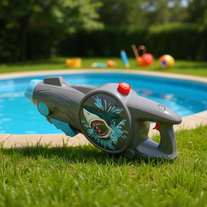 Shark Water Gun 960ml Plastic L50cm For Kids Outdoor Play - Product Image 2