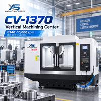 Centre d'usinage vertical CNC 3 axes CV-1370, commande FANUC, BT50, 6000 tr/min, fraiseuse robuste pour la découpe des métaux