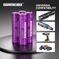 Batterie rechargeable Li-ion Gaonengmax 3.7V 14500 1200mah, cylindrique, batterie au lithium 14500