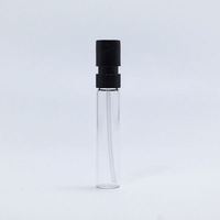 Botol Sampel Parfum Kaca Bening Bulat Kosong Ramah Lingkungan Dapat Didaur Ulang Ukuran 1.5ml 2ml 3ml 5ml dengan Tutup Semprot Mini dan Sablon